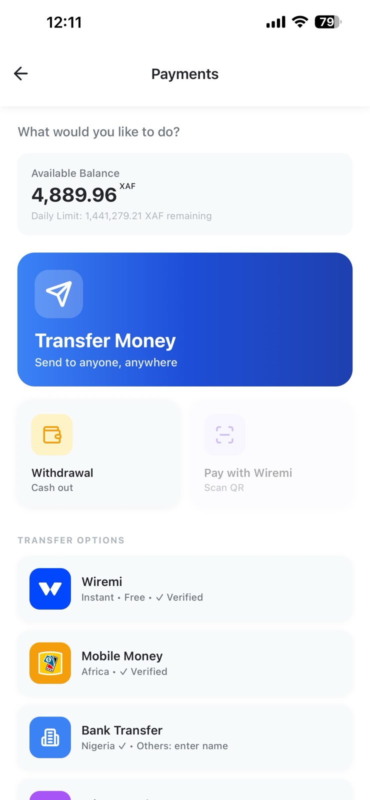 Wiremi Crypto & Stablecoin Transfers